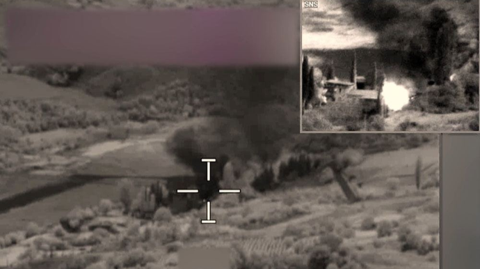 "Düşmən mövqeləri və müdafiəsinin dərinliyindəki ehtiyatları məhv edilib" - VİDEO 