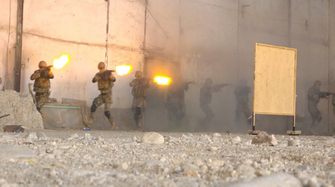 Naxçıvanda Daxili Qoşunların xüsusi təyinatlılarının təlimi keçirilib - VİDEO 