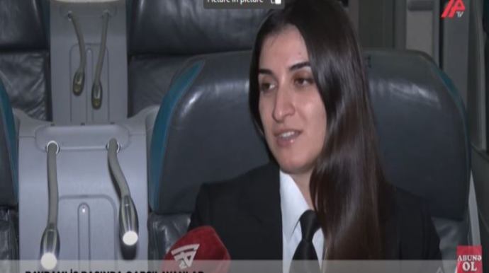 Azərbaycanlı qadın pilot: "Biz hər işi bacarırıq" - VİDEO 