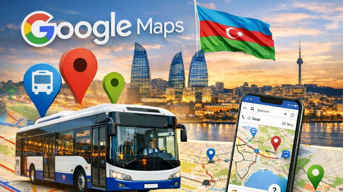 "Google Maps"dən Bakı ilə bağlı YENİLİK - FOTO 