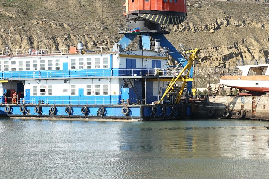 Azərbaycanda gəmilərin təmirdə vaxt itkisi aradan qaldırılacaq - FOTO