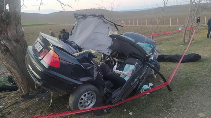 Gürcüstanda azərbaycanlı ağır qəzada öldü - FOTO 