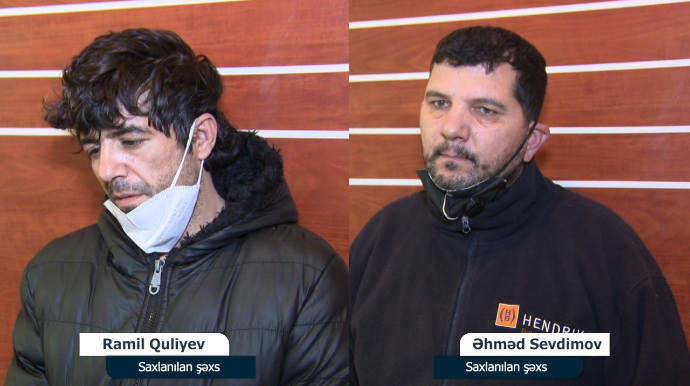 Qadın sürücünü maşınında boğan və evlərdən oğurluq edən şəxslər tutuldu  - VİDEO