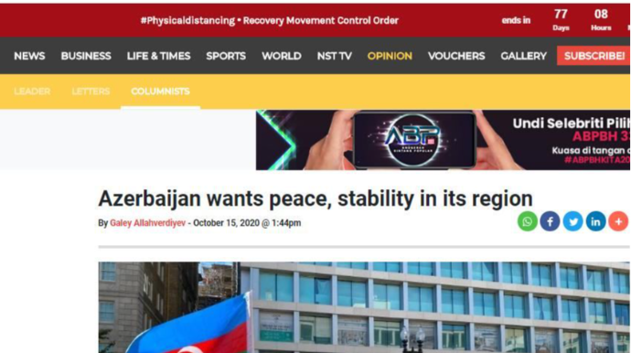 Ermənistanın təcavüzkarlığı təşviq edən strategiyası Azərbaycana qarşı yeni müharibənin ayaq səsləri idi - Səfir 