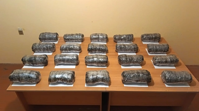 İrandan Azərbaycana 21 kq-dan çox narkotik keçirmək istədilər 