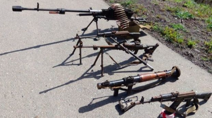 Ağdərədə odlu silahlar aşkarlanıb 