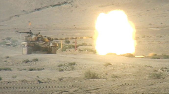 Azərbaycan Ordusunun tank heyətlərinin peşəkarlığı artırılır  - VİDEO
