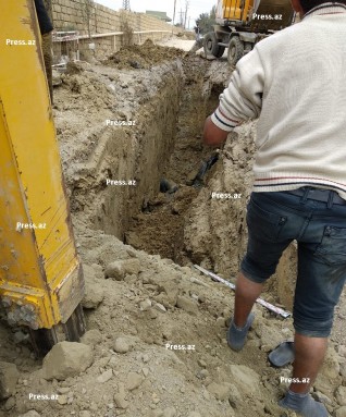 Masazırda bir nəfər torpaq uçqununun altında qaldı -FOTOLAR