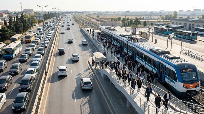 Xırdalan-Bakı qatarlarınnın hərəkət cədvəli niyə dəyişdirilib? - AÇIQLAMA 