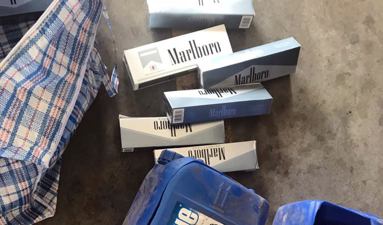 Yük maşınından külli miqdarda qanunsuz siqaret aşkatlandı - FOTO + VİDEO