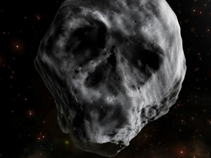 İnsanın kəllə sümüyünə bənzəyən asteroid planetimizə yaxınlaşır - VİDEO