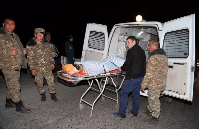 Ermənistan ordusunun 5 hərbçisi qəzaya düşüb: 3 ölü, 2 yaralı - FOTO