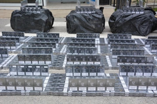 Nəqliyyat vasitəsindən siqaret müsadirə edilib - 5520 ədəd