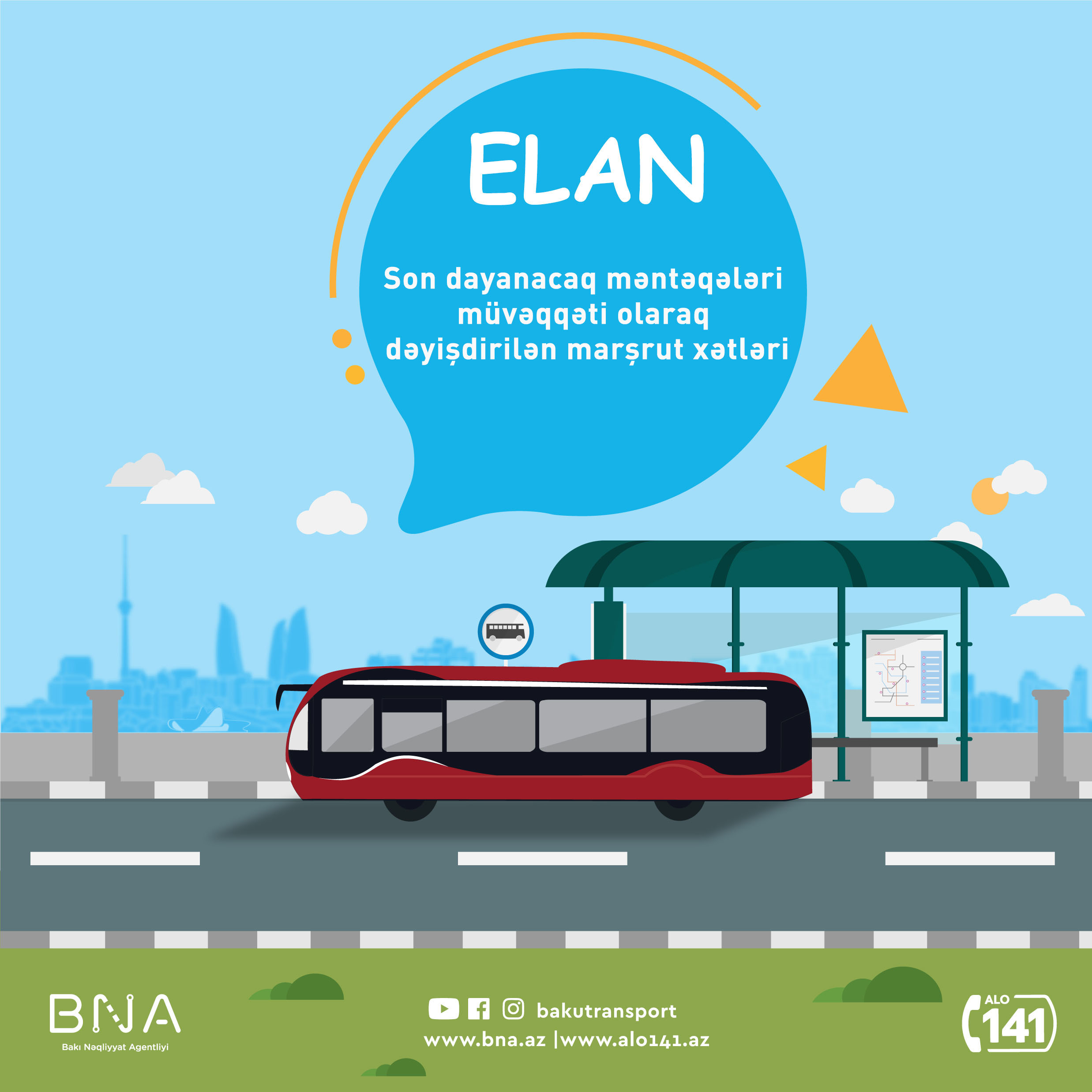 Bakı-Sumqayıt avtobuslarının son dayanacağı DƏYİŞDİRİLDİ