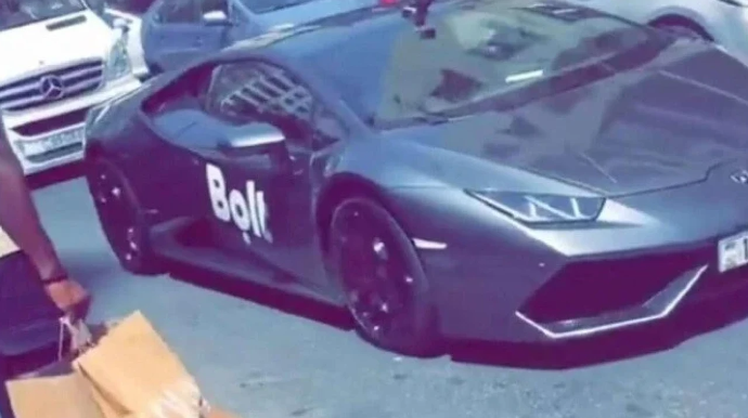 Bakıda “Lamborghini” ilə taksi fəaliyyəti - AÇIQLAMA 