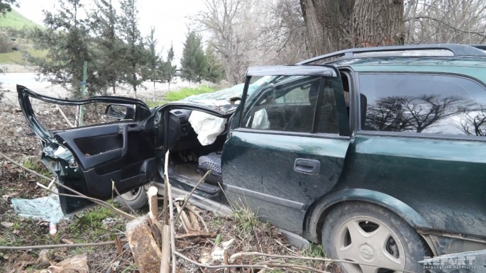 Ağdamda yol qəzası olub, xəsarət alanlar var - VİDEO