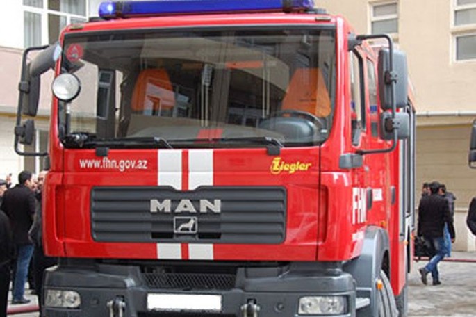 Şəkidə uşaq bağçasında yanğın olub