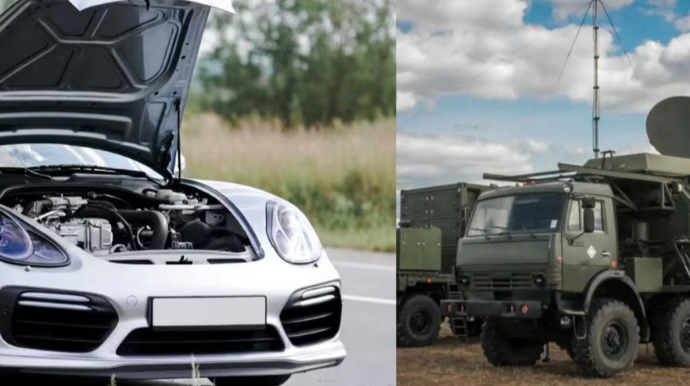 Hava hücumundan müdafiə sistemləri işə düşdü, avtomobillər bloklandı - FOTO