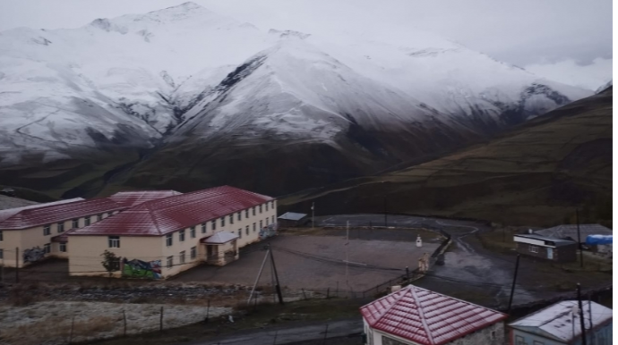 Qusar, Xınalıq, Şahdağa qar yağı - FAKTİKİ HAVA 