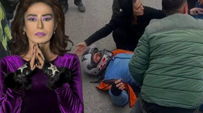 Tilbe avtomobillə motosiklet sürücüsünü vurdu