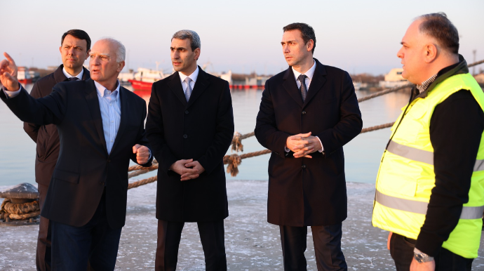 Rövşən Rüstəmov “PACE Group”un və Batumi Dəniz Limanının rəhbərlikləri ilə görüşdü - FOTOLAR 