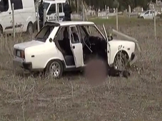 Qəbristanlıqda 3 kişi cəsədi tapıldı - FOTO