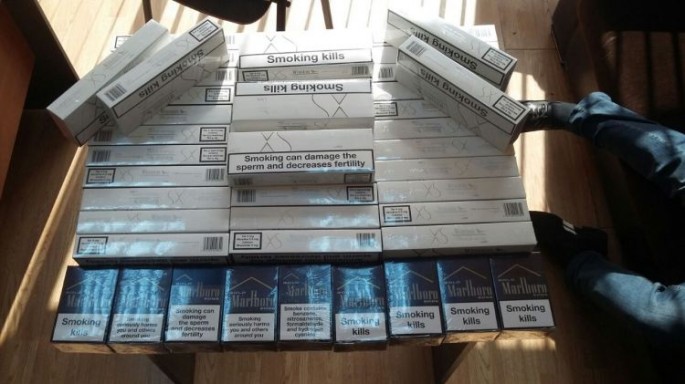 Avtomobildən külli miqdarda qanunsuz siqaret tapıldı