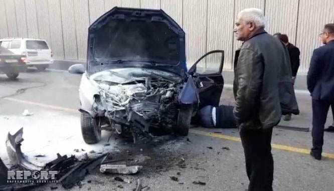 Bakıda ölümlə nəticələnən yol qəzası baş verib - FOTO