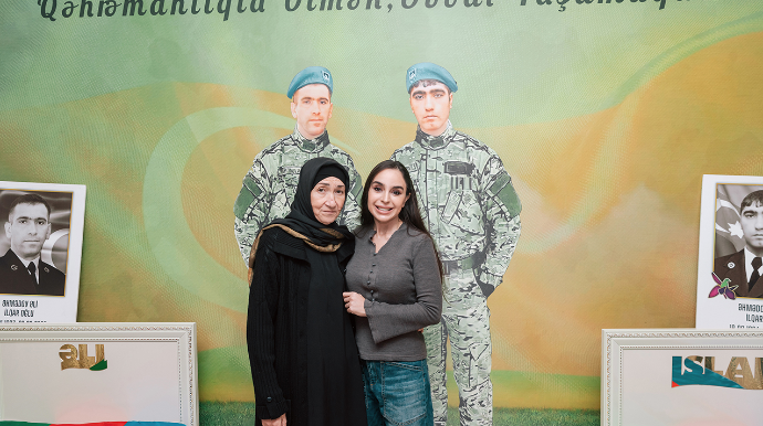 Leyla Əliyeva şəhid qardaşların ailəsini ziyarət etdi - FOTOLAR 