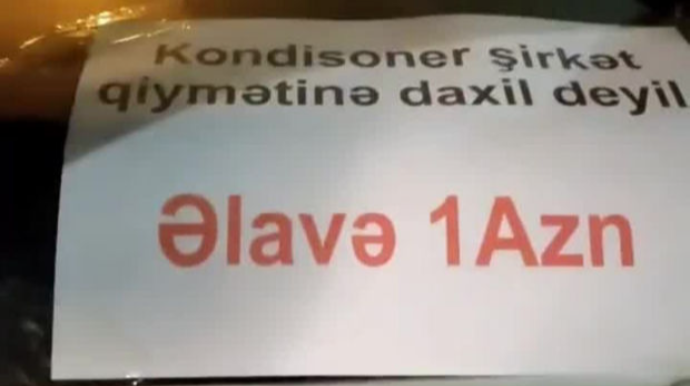 Taksi sürücüləri ilə müştərilər arasında kondisioner DAVASI 