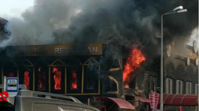 Bakıda məşhur restoran yandı: FHN söndürdü 