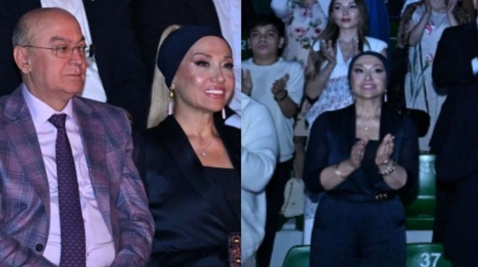 Kəmaləddin Heydərov xanımı ilə festivalda... - FOTOLAR 