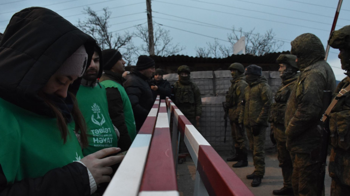 Ermənilər eko-fəalların Laçın yolunda aksiyası barədə yalan xəbərlər yayır 