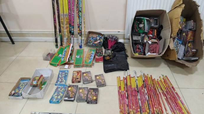 Salyan və Saatlıda pirotexniki vasitələr satanlar barədə tədbirlər görülüb 