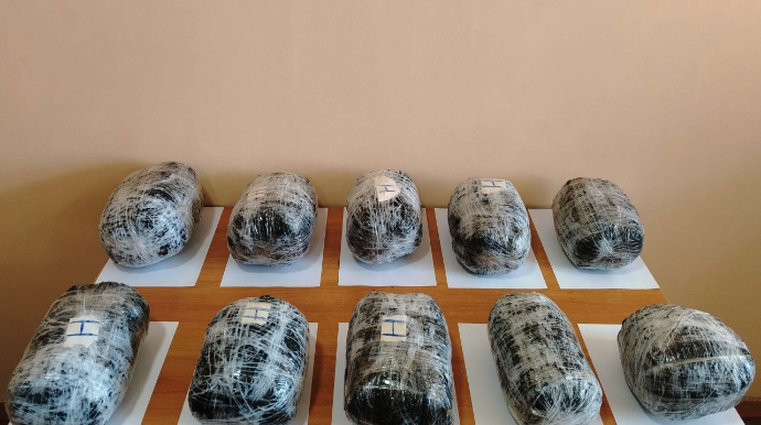 Dörd kiloqramdan artıq narkotik vasitə götürüldü