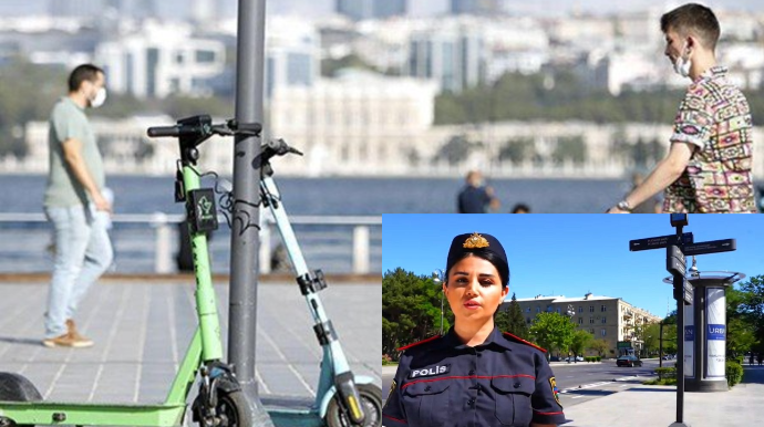 DYP skuterlərin hərəkəti ilə bağlı vətəndaşların suallarını cavablandırdı - VİDEO