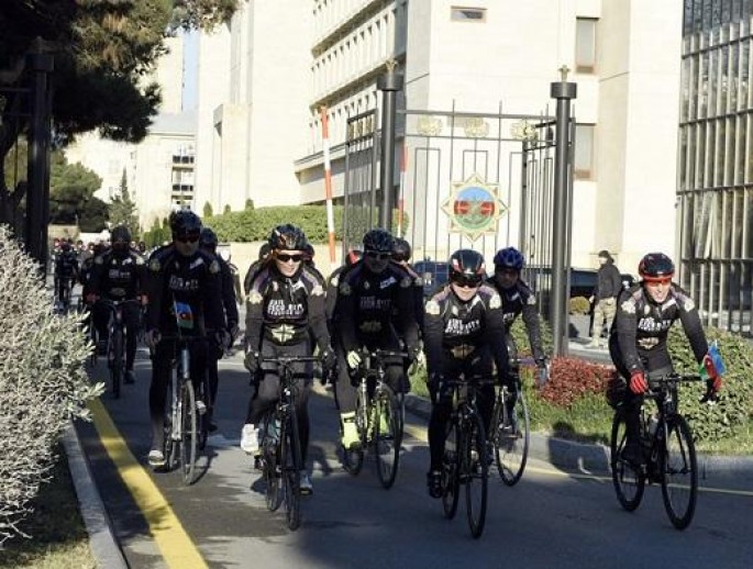 DTX rəisi veloyürüşdə - FOTO