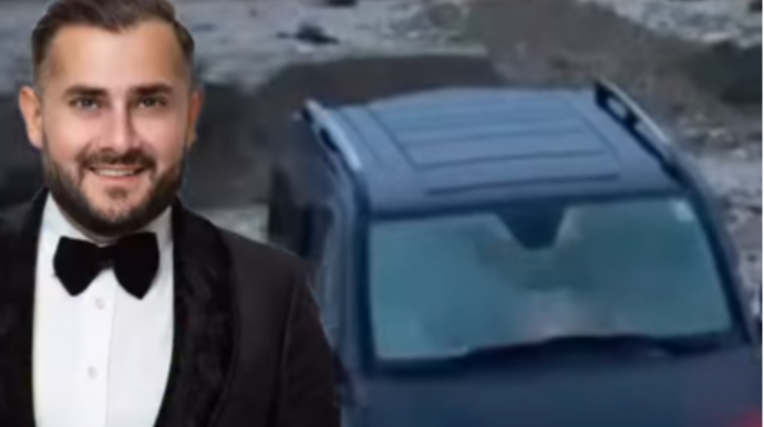 Murad Arifin musiqiçilərinin maşınını sel apardı - VİDEO