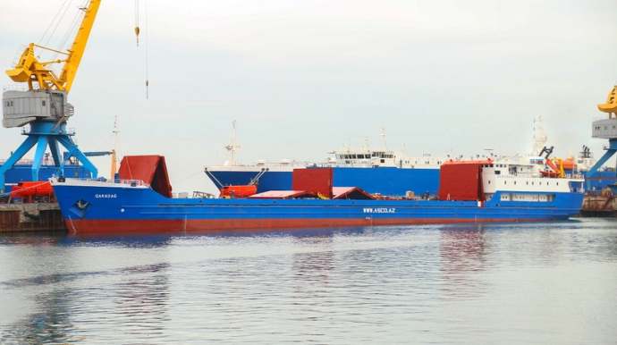 "Qaradağ" quru yük gəmisi əsaslı təmirdən sonra istismara qaytarılıb 