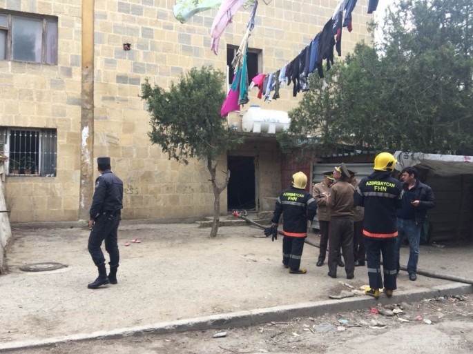 Bakıda baş verən yanğın zamanı 7 nəfər zərər çəkib