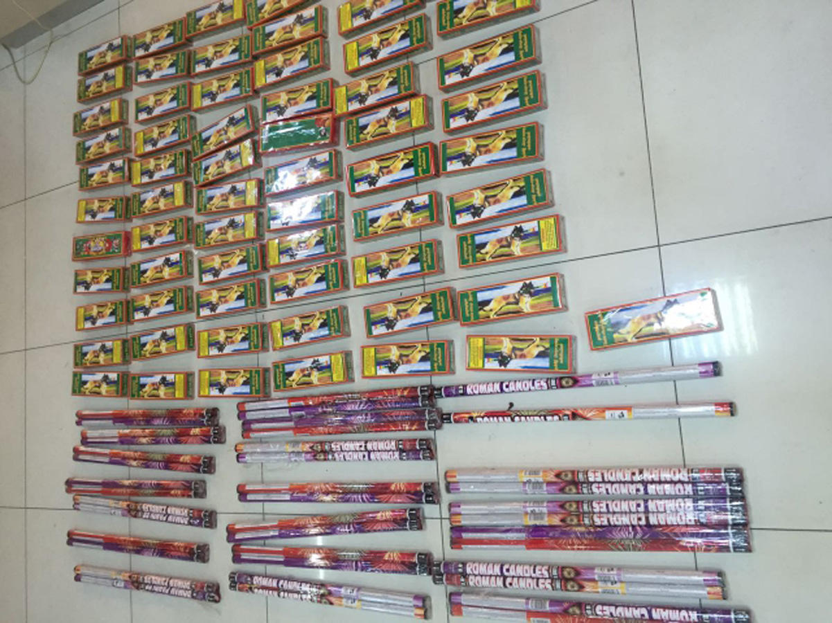 Nəqliyyat vasitəsindən pirotexniki vasitələr aşkar olundu - 54040 ədəd