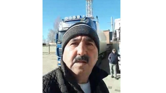 Освобожден азербайджанский водитель, попавший в Украине в окружение  - ФОТО