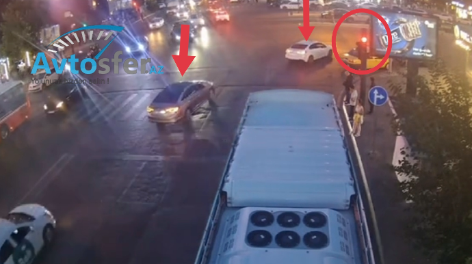 Sürücülər bilmədən kütləvi şəkildə qırmızıda keçirlər: Bu yolda ciddi problem var - VİDEO