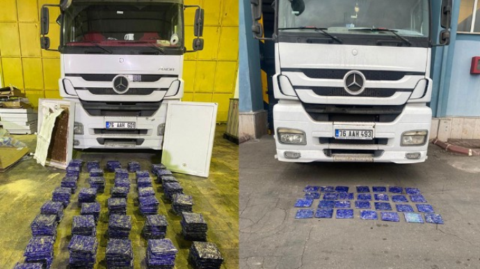 Naxçıvan gömrükçüləri 106 kq narkotik vasitə aşkarladı 