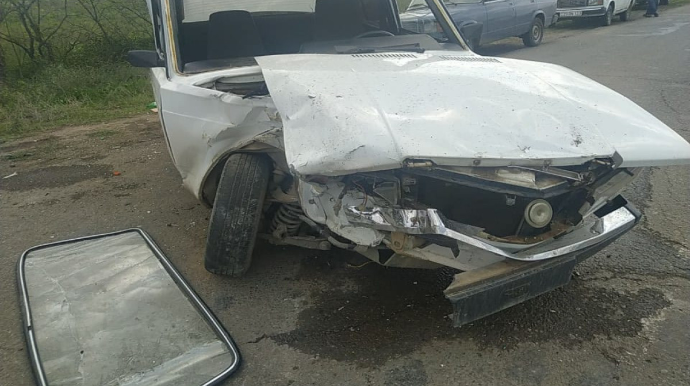 Cəlilabadda yol qəzasında 4 nəfər xəsarət alıb - FOTO 