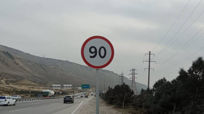 AYNA bu yolda sürət həddini endirdi - Sürücülərin diqqətinə! - FOTO