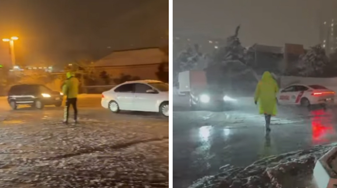 Polis gücləndirilmiş rejimdə xidmətini davam etdirir - VİDEO