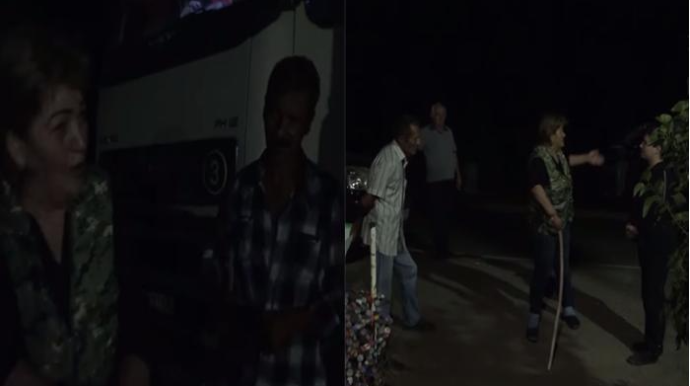 Erməni qadın İrandan Qarabağa yük daşıyan sürücü ilə Azərbaycan dilində danışdı  - VİDEO