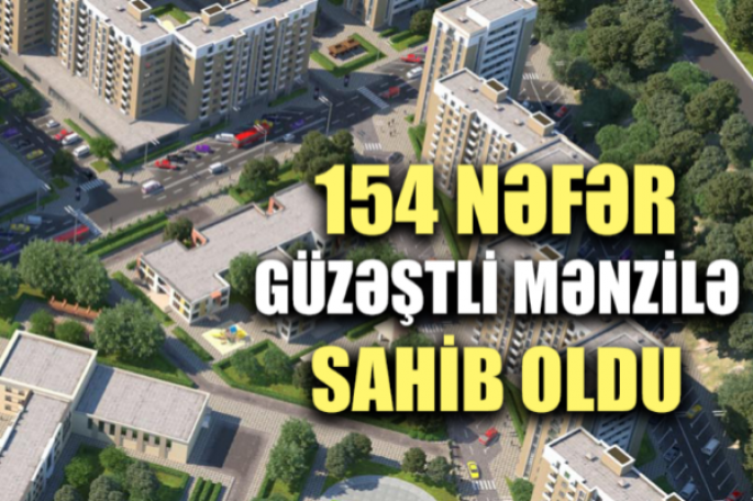 30 saniyəyə 154 güzəştli mənzil satıldı - VİDEO