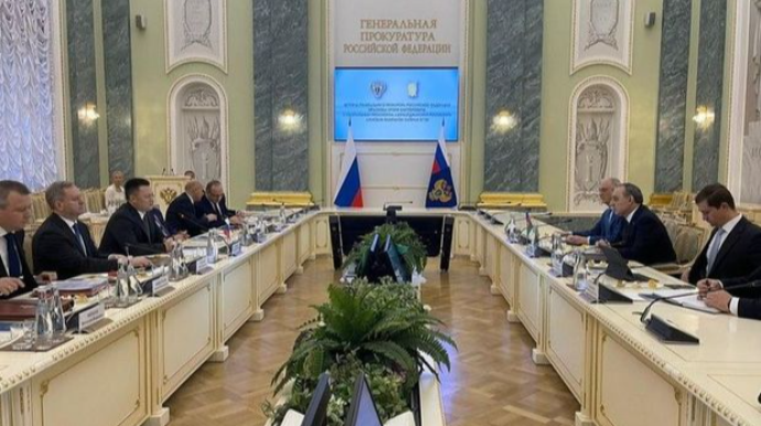 Azərbaycanın baş prokuroru Rusiyada səfərdədir - FOTO